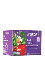 Caixa-do-cha-Weleda-Por-do-Ser-com-15-saquinhos-de-15g-composto-por-cha-misto-de-capim-cidreira-camomila-erva-doce-e-maca.