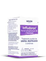Cartucho-de-Infludoron-Weleda-globulos-para-tratamento-auxiliar-de-gripes-resfriados-e-sintomas.