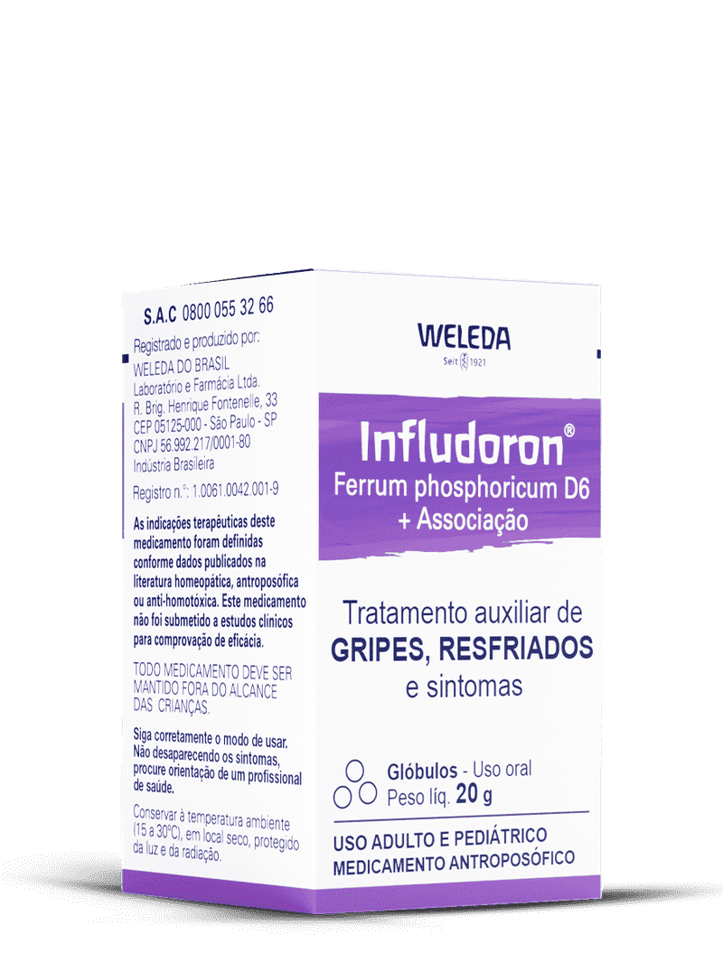 Cartucho-de-Infludoron-Weleda-globulos-para-tratamento-auxiliar-de-gripes-resfriados-e-sintomas.
