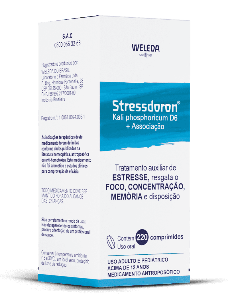 Cartucho-de-Stressdoron-Weleda-220-comprimidos-para-estresse-foco-memoria-e-disposicao.