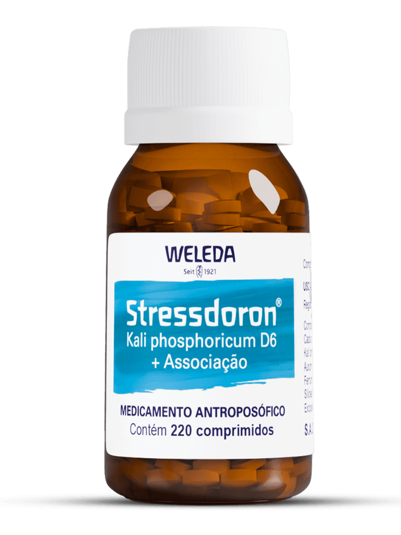 Frasco-do-Stressdoron-Weleda-220-comprimidos-para-estresse-foco-memoria-e-disposicao.