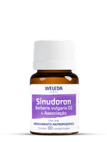 Frasco-de-Sinudoron-Weleda-80-comprimidos-para-tratamento-auxiliar-de-sinusite-e-suas-manifestacoes.