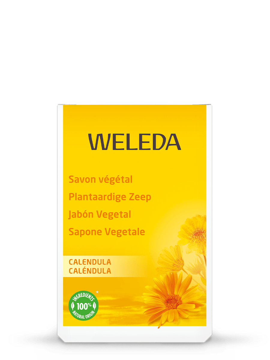 Sabonete em barra | Calêndula | Limpeza suave e natural - Weleda