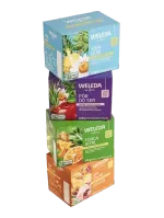 Weleda Chas Organicos_ conheca a linha completa de rotinas de autocuidado Vida Leve, Por do Ser, Forca Vital e Dia Solar