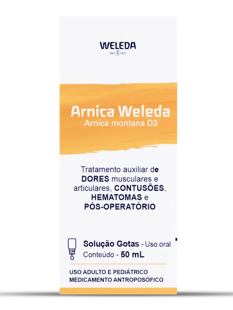 Weleda Arnica Montana_ tratamento auxiliar para dores musculares, contusoes e hematomas