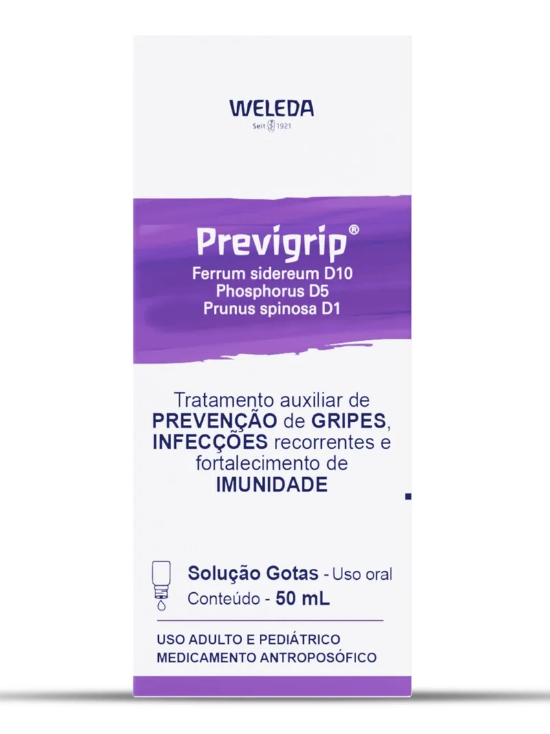 Weleda Previgrip_ tratamento auxiliar para prevencao de gripes, infeccoes recorrentes e fortalecimento da imunidade