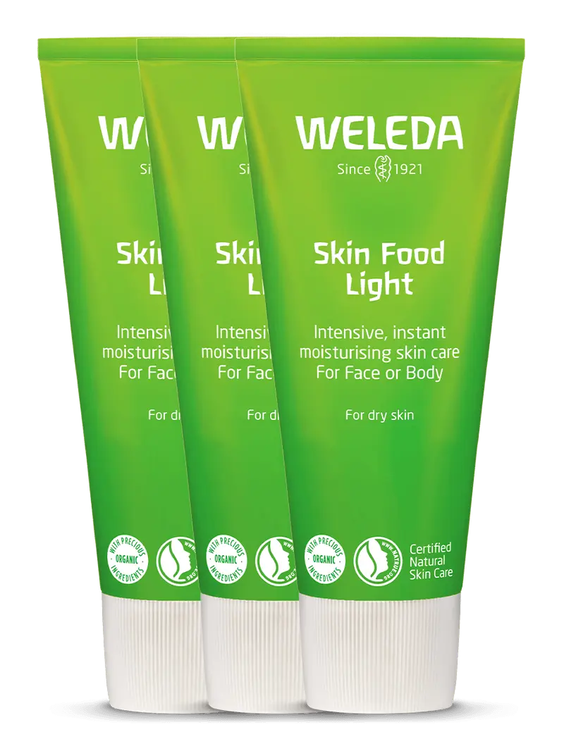 Skin Food Light | 75ml | Pack com 3 - Weleda