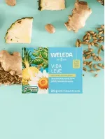 Weleda Cha Vida Leve_ rotina de autocuidado com ingredientes organicos naturais